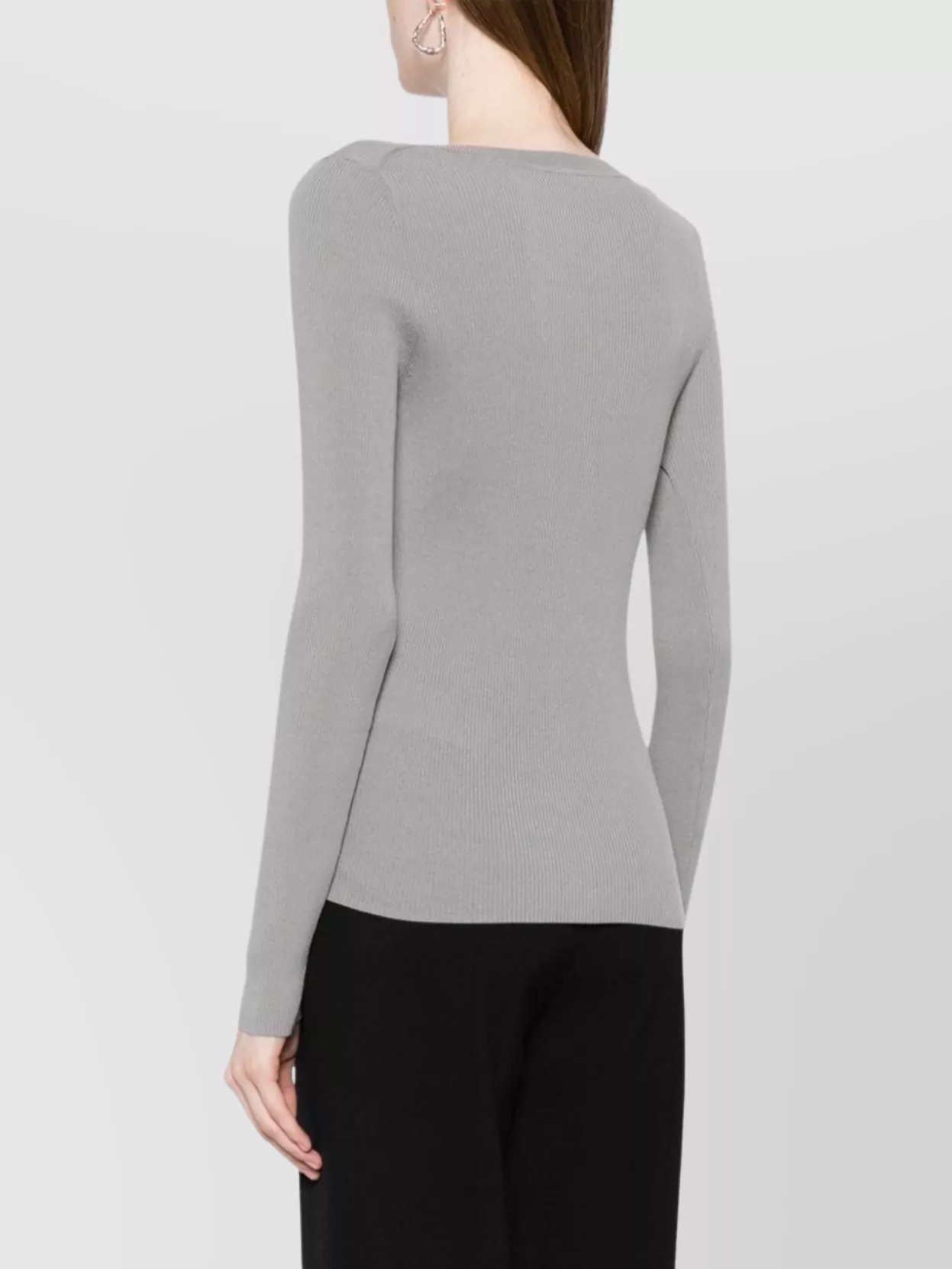 P.a.r.o.s.h Ribbed Knit V-neck Cardigan