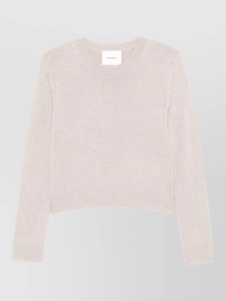 Lisa Yang Cashmere Mélange Crew-Neck Jumper