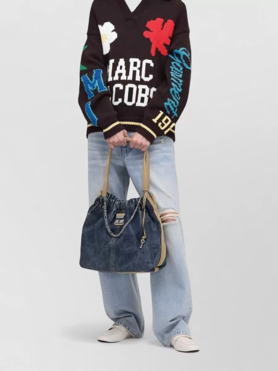 Marc Jacobs The Tote Bag Suede Shoulder Bag