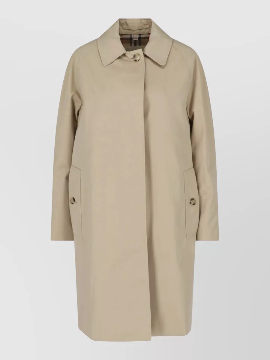 Burberry Cotton single breasted trench coat