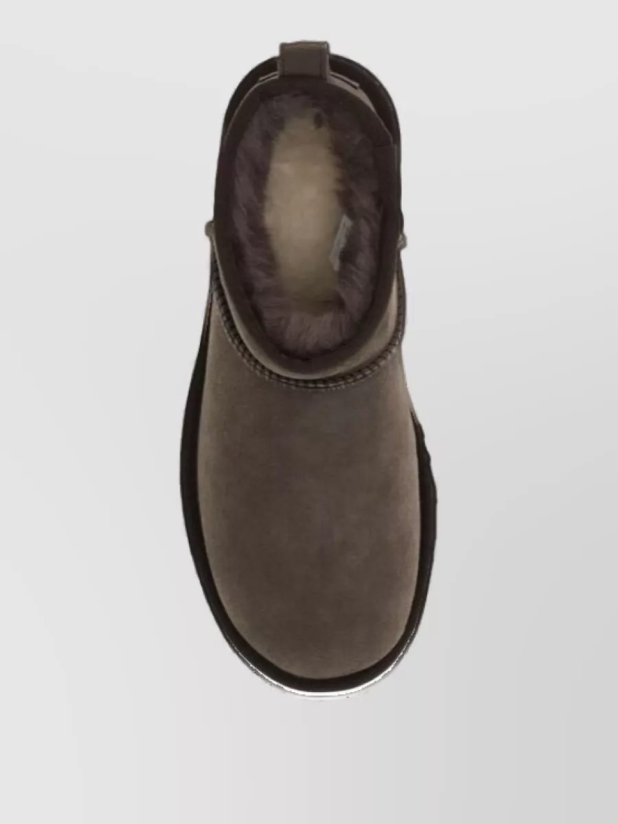 Ugg Suede Leather Ankle Boots