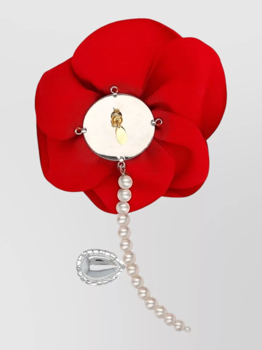 Magda Butrym Velvet Rose Brooch