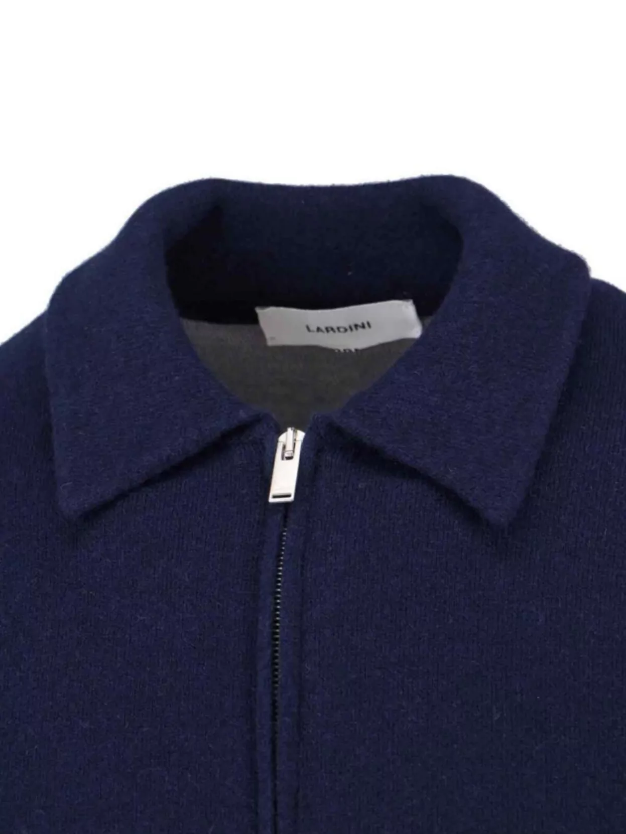 Lardini Relaxed Fit Jacket Ribbed Cuffs