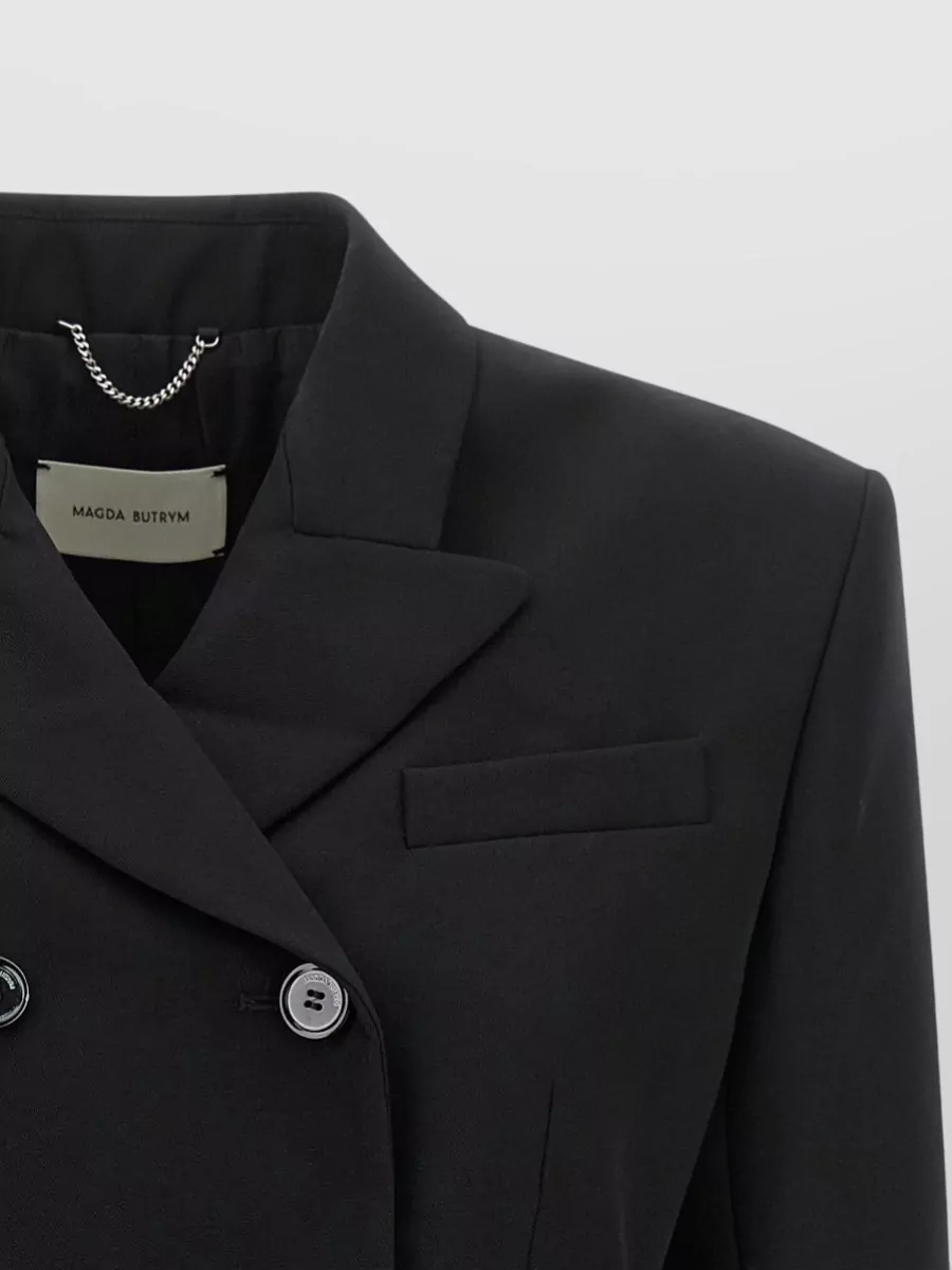 Magda Butrym Wool Double-Breasted Suit Jacket
