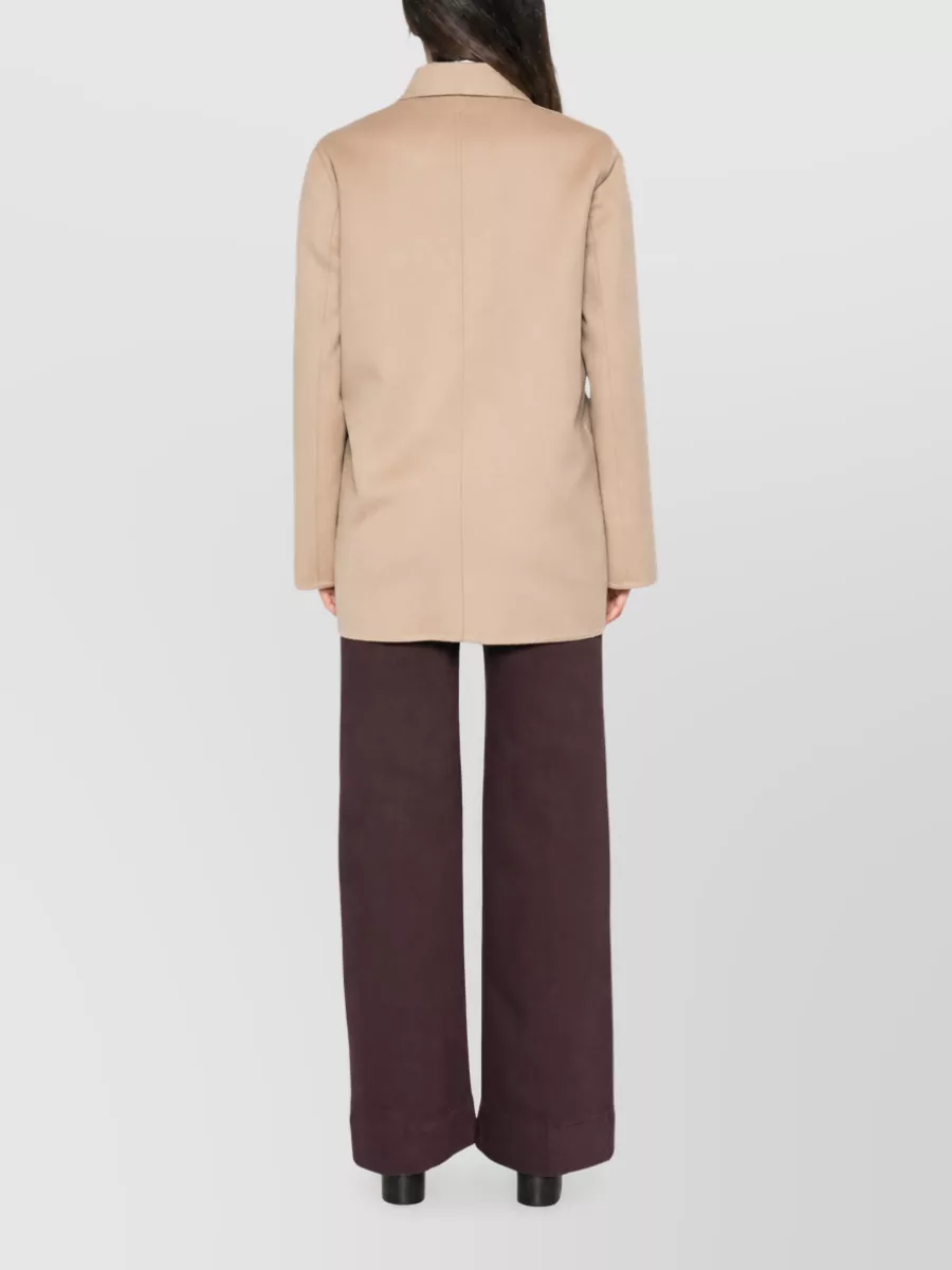 Valentino Cashmere Short Single-Breasted Coat