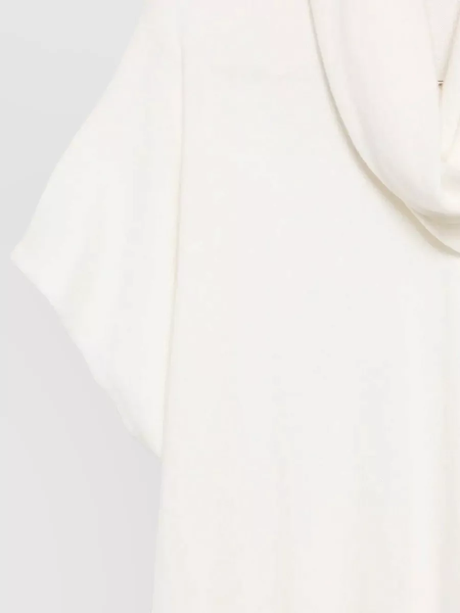 Lisa Yang Cashmere V-Neck Short-Sleeve Sweater