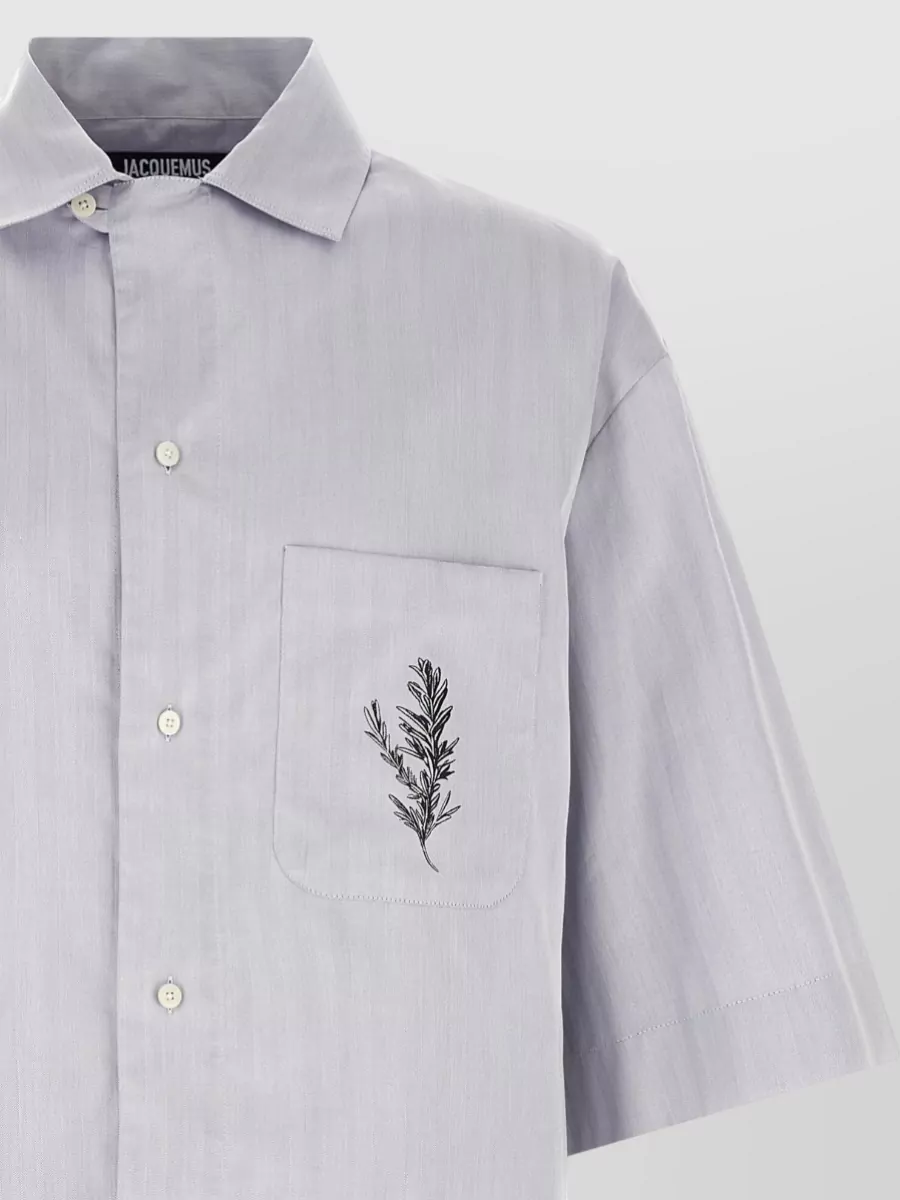 Jacquemus La Chemise Gardian Short Sleeve Shirt