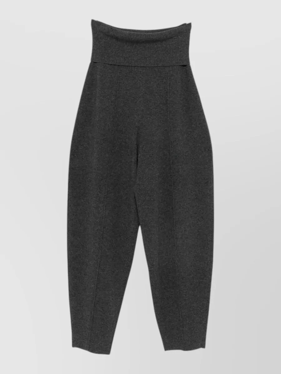 Zimmermann Merino wool ribbed loungewear trousers