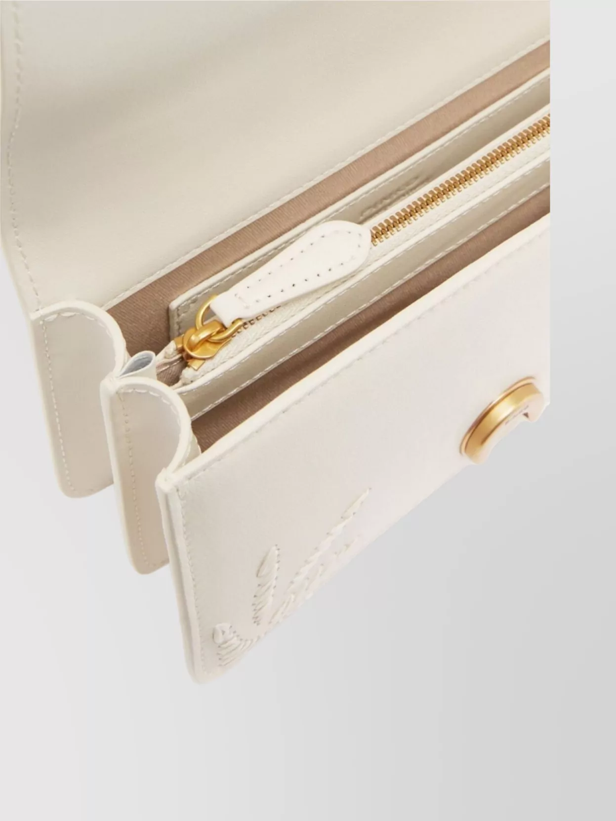 Pinko Raffia And Leather Crossbody Bag