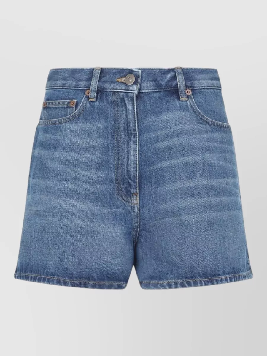 Valentino Denim Tailored Shorts