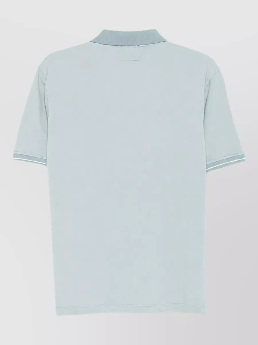 C.p. Company Logo-Patch Polo Shirt