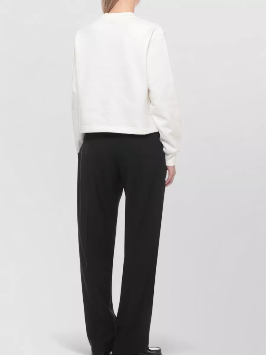 Casablanca Cotton Cashmere-Blend Long-Sleeve Sweatshirt