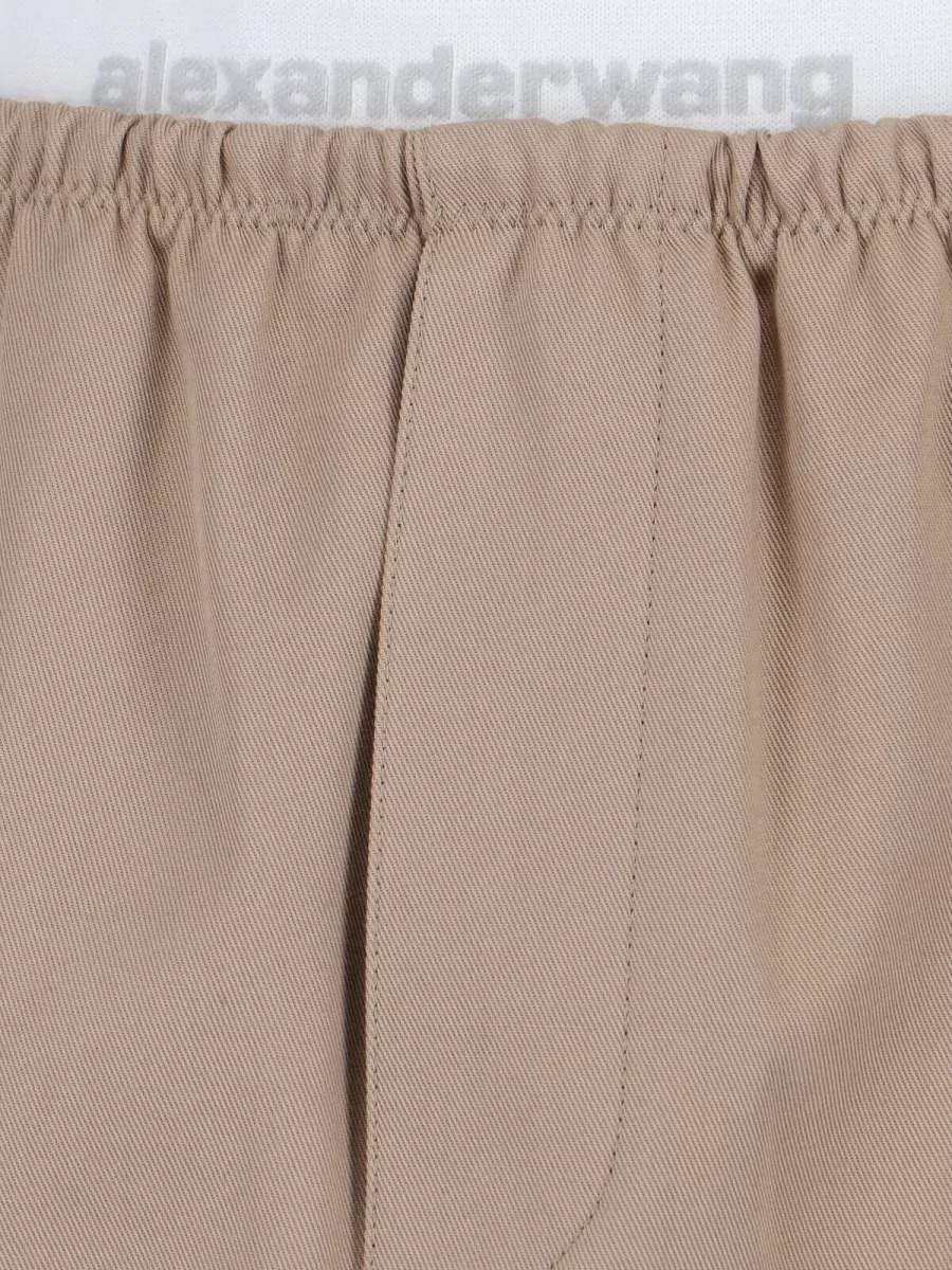 Alexander Wang Midi Skirt Knee Length Drawstring Waistband Zip