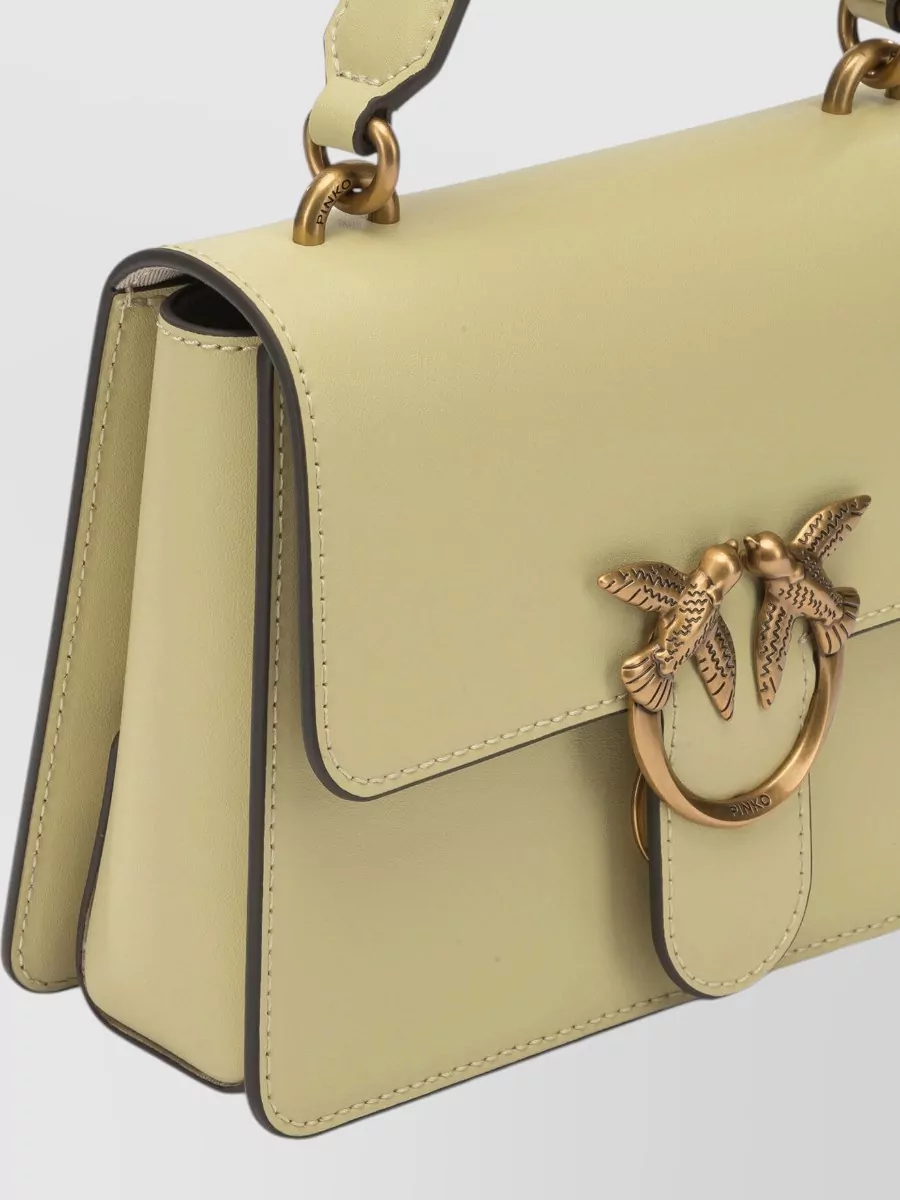 Pinko Love Bag One Leather Shoulder Bag