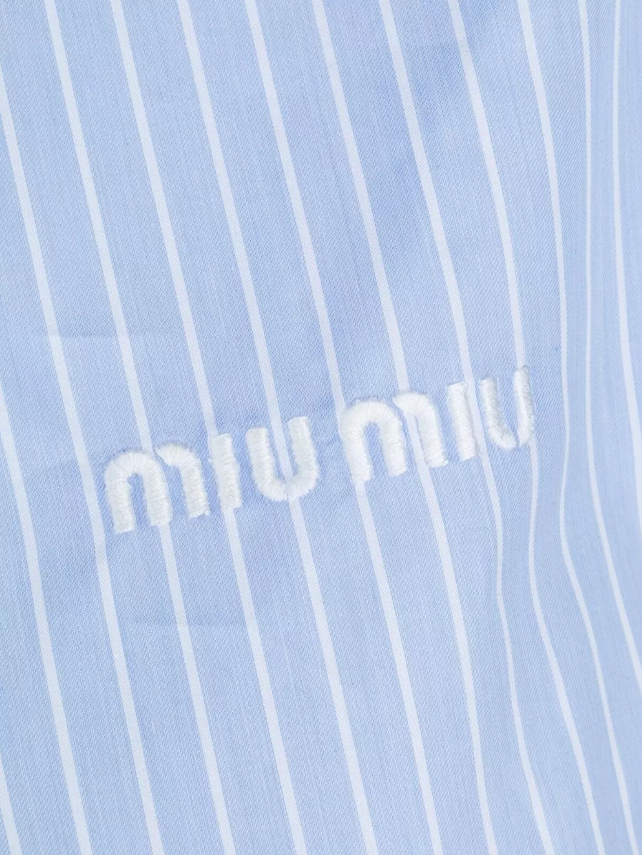 Miu Miu Collar Contrast Stripes Sleeves Long