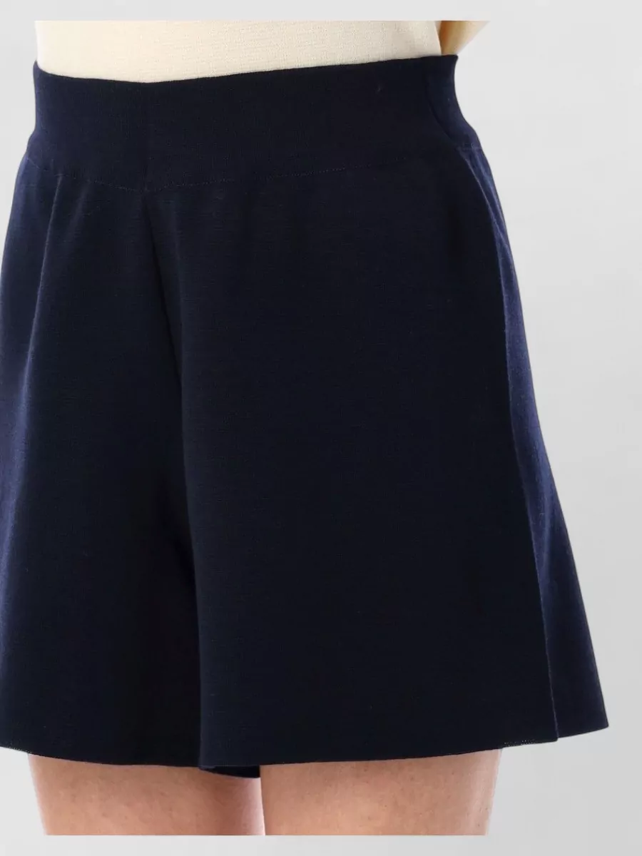 Rhea Costa Merino Wool Loose-Fit Tailored Shorts