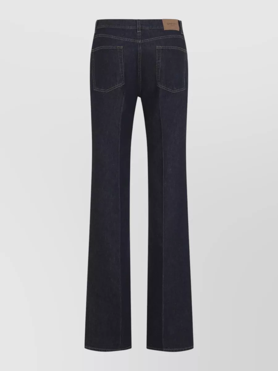 Saint Laurent High-Rise Bootcut Flared Jeans