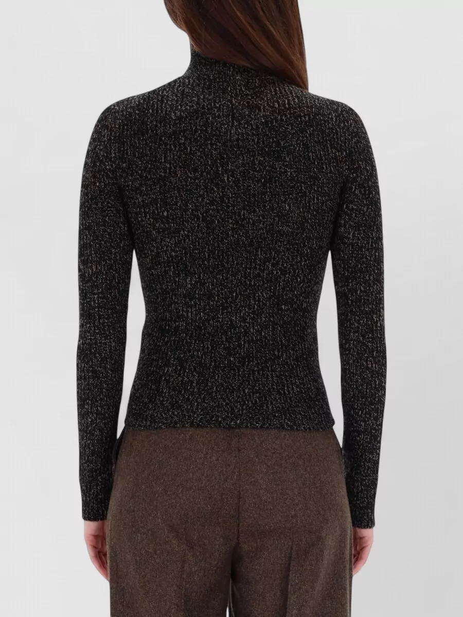Max Mara Wool Cashmere Turtleneck Sweatshirt