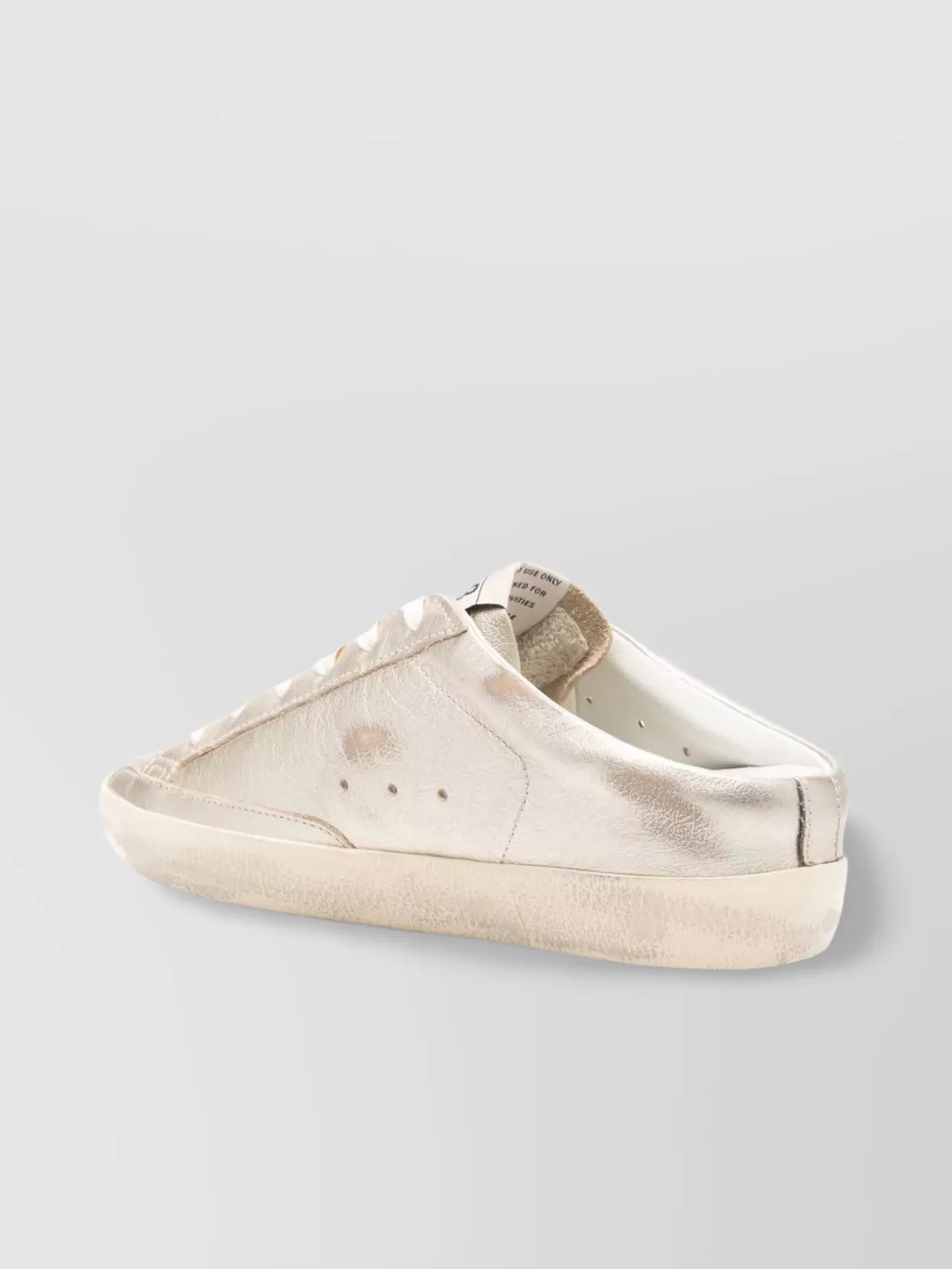 Golden Goose Star Patch Metallic Sneakers