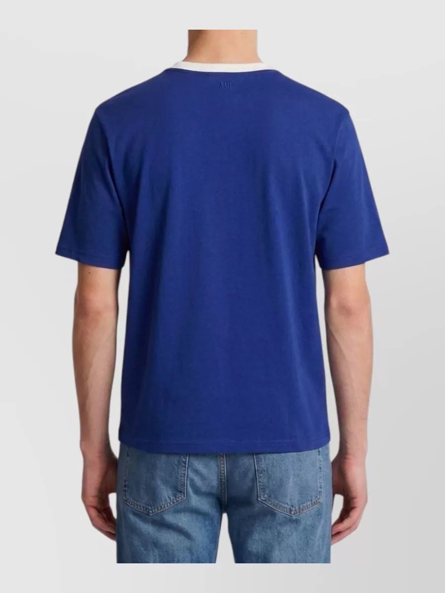 Ami Paris Printed Cotton T-Shirt