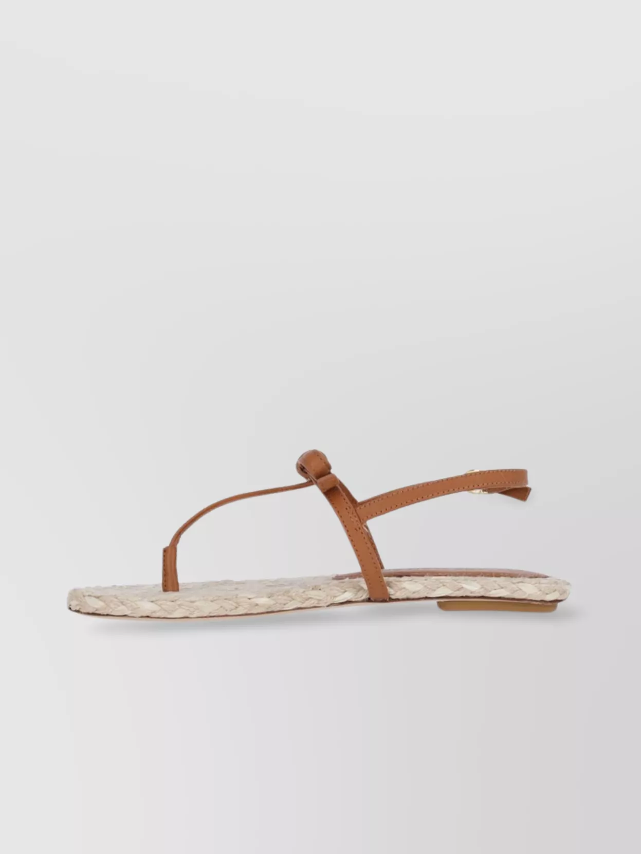 Stuart Weitzman Heel Sandals With Braided And Flat Sole
