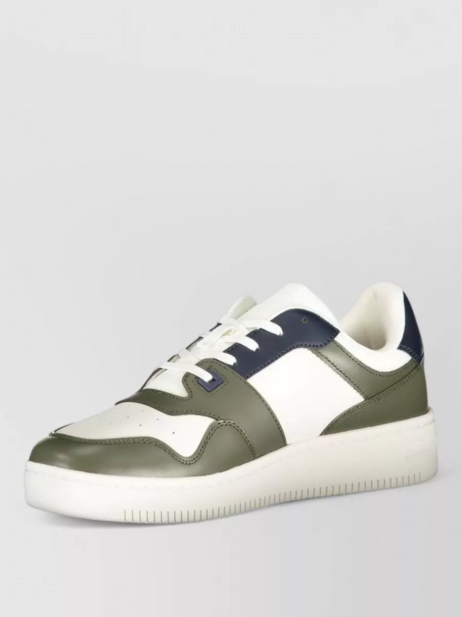 Tommy Hilfiger Leather Low-Top Sneakers