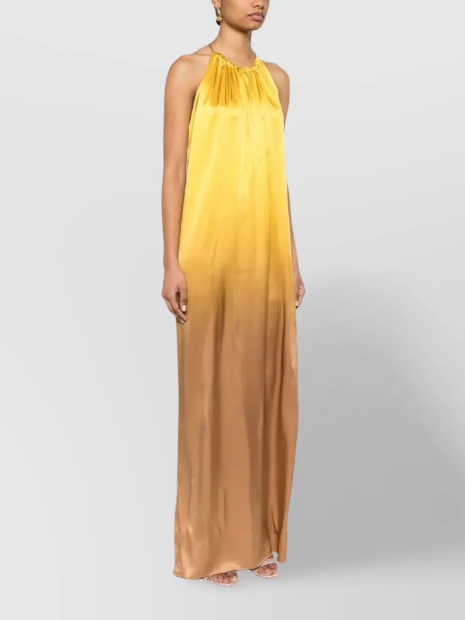 Max Mara Halter Neckline Backless Dress
