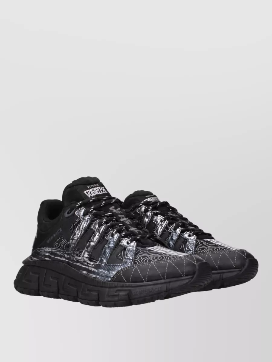 Versace Fabric Low-Top Sneakers