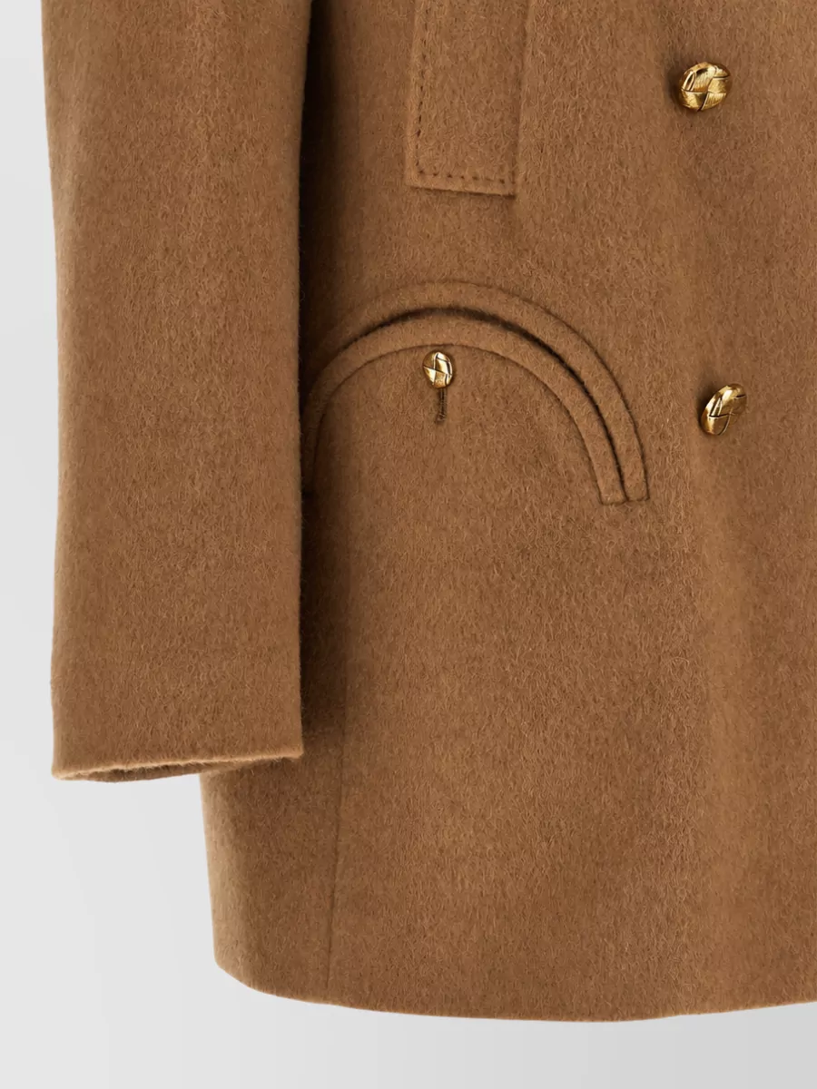 Blazé Milano Camel Hair Double-Breasted Coat