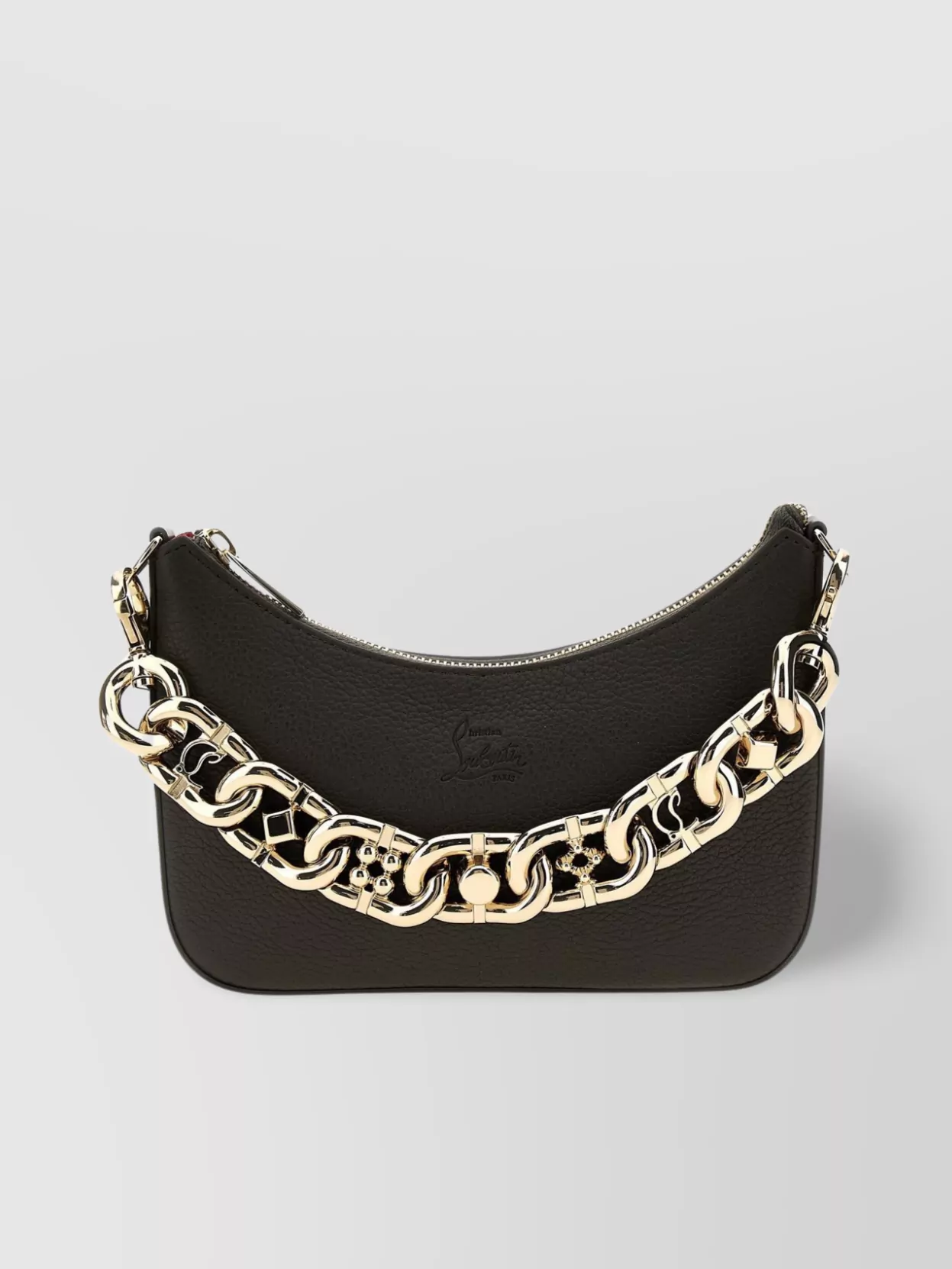 Christian Louboutin Mini Chain Strap Leather Shoulder Bag
