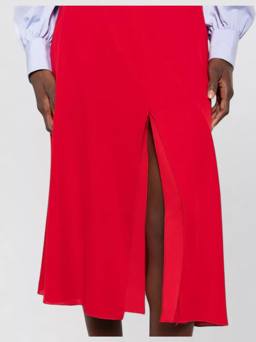 Valentino Garavani Silk Midi A-Line Skirt