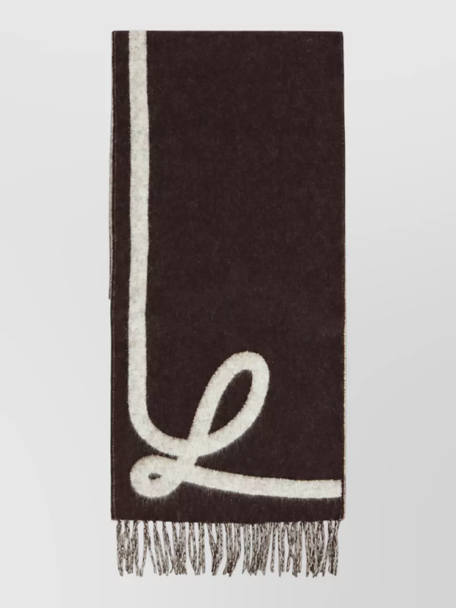 Loewe wool and cashmere scarf