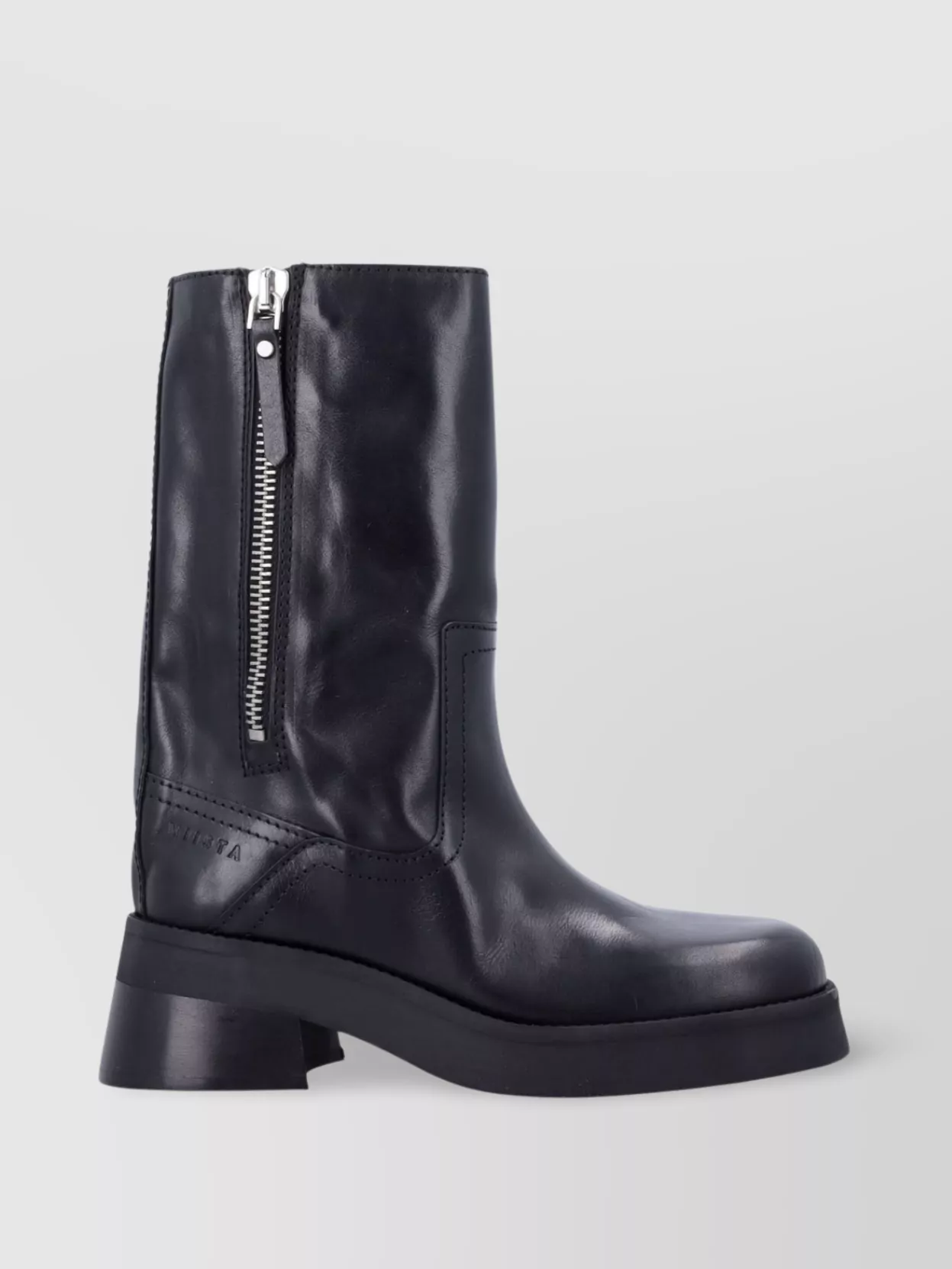 Miista Chunky Heel Ankle Boot Gunda