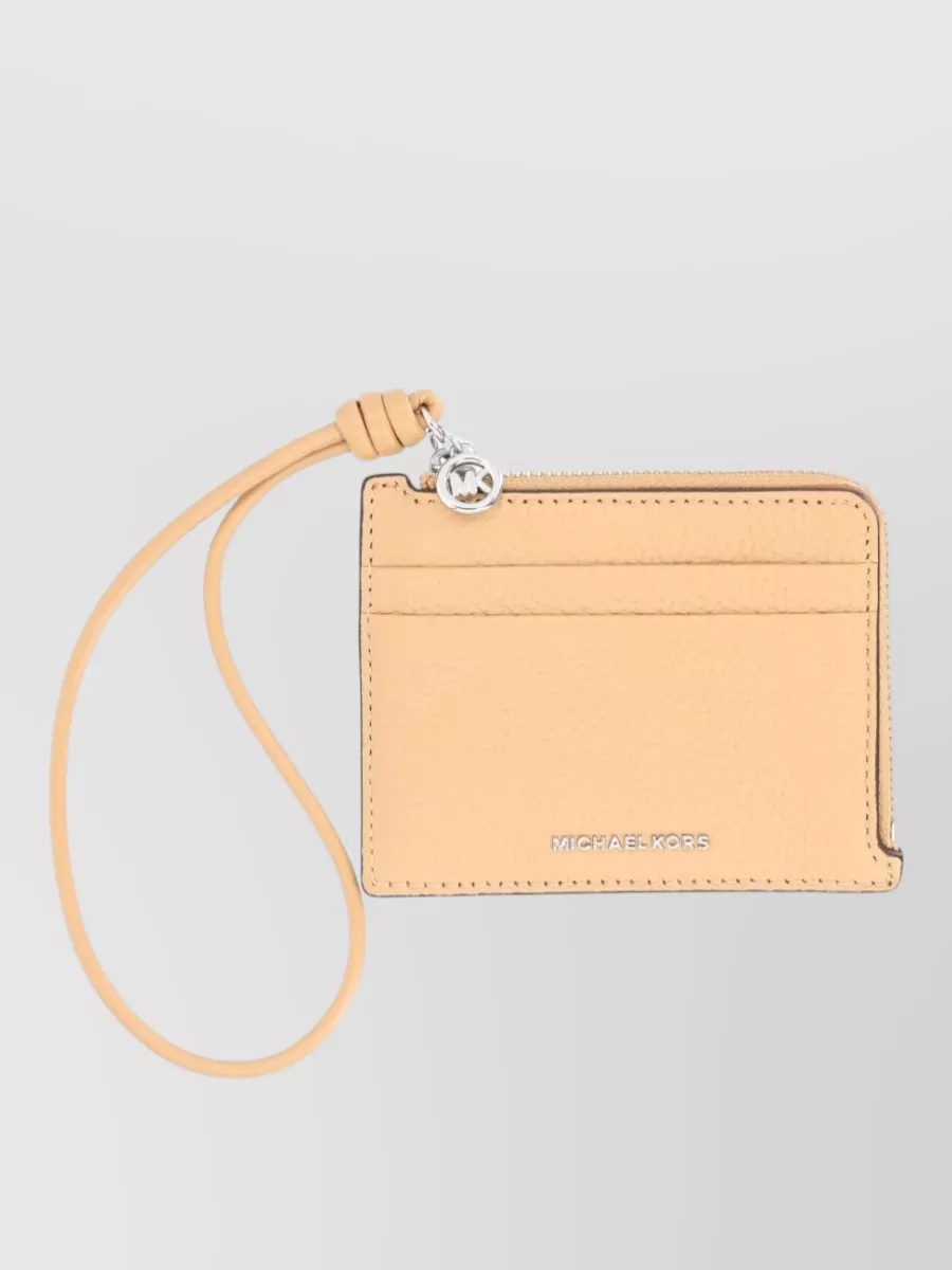 Michael Kors leather jet set card holder