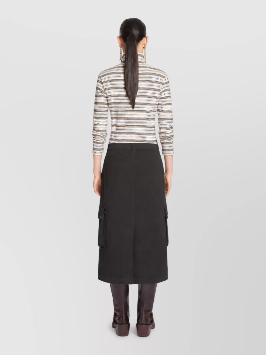Dries Van Noten Knee-Length Cargo Skirt
