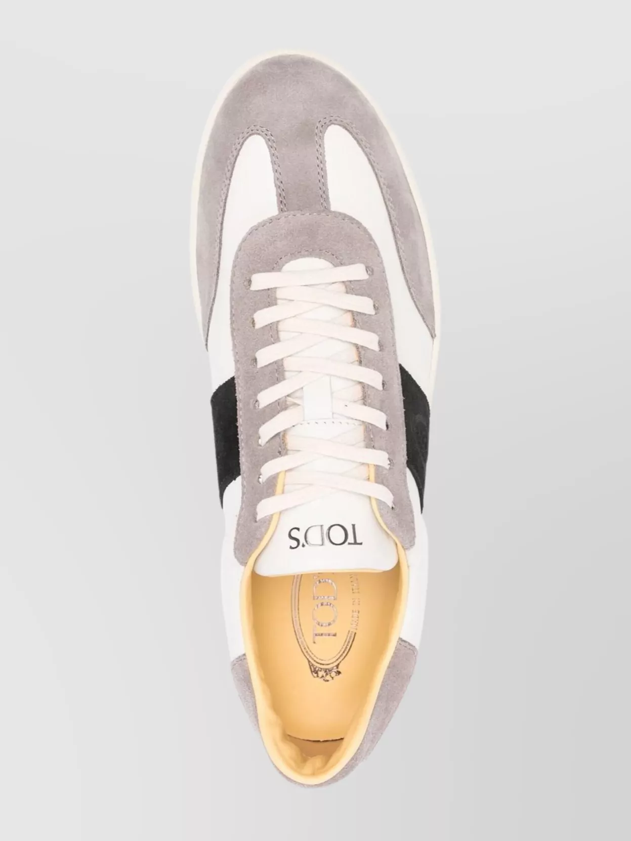 Tod's Suede Panel Sneakers Rubber Sole