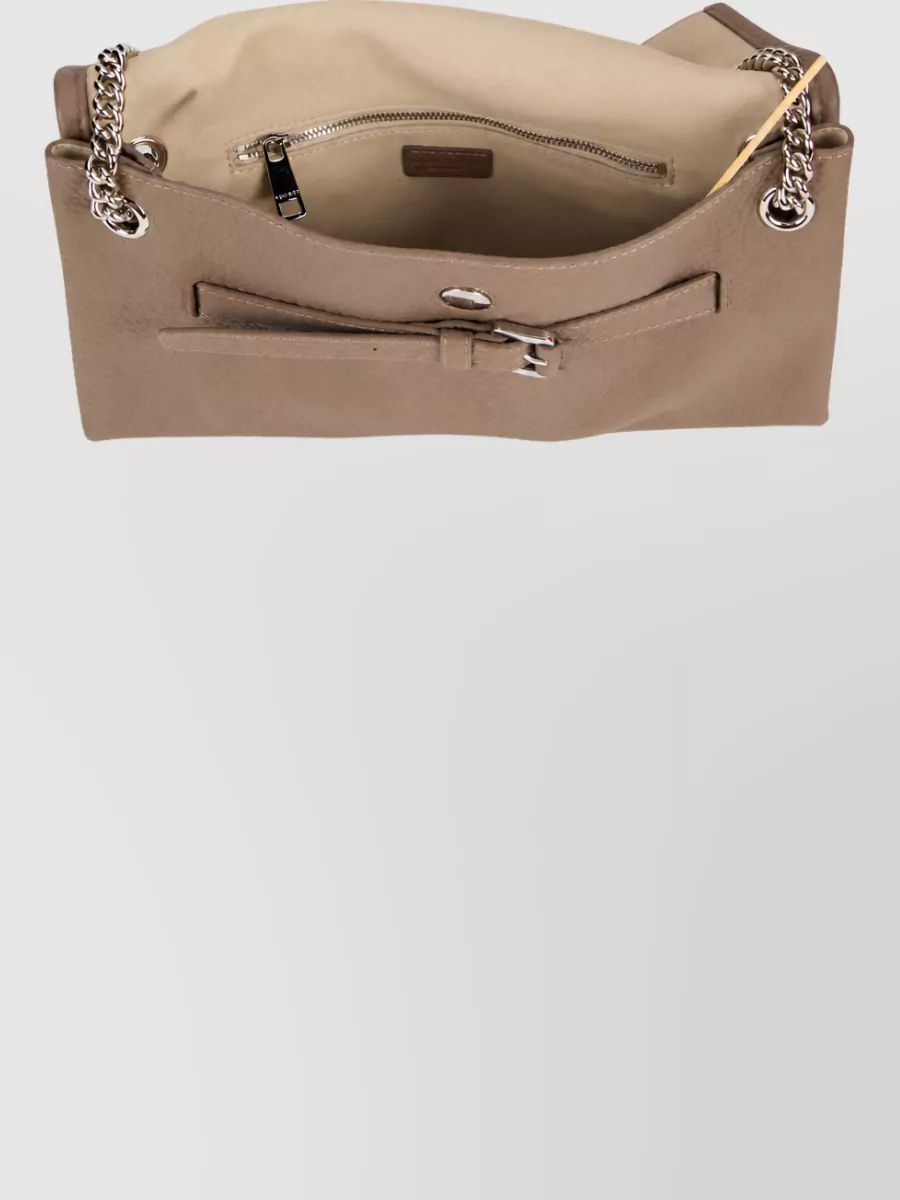 Orciani Leather Shoulder Bag