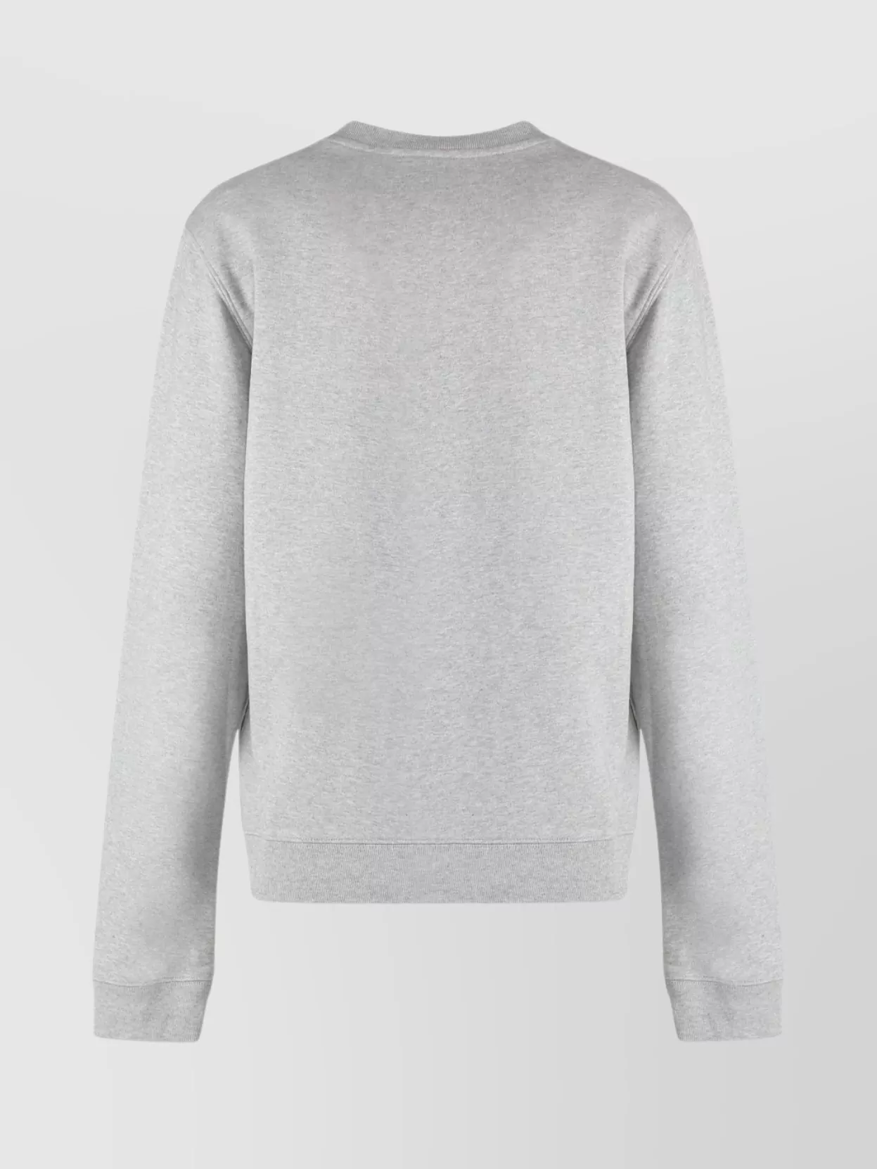 MAISON KITSUNÉ GRAPHIC PRINT CREW-NECK SWEATSHIRT WITH RIBBED EDGES