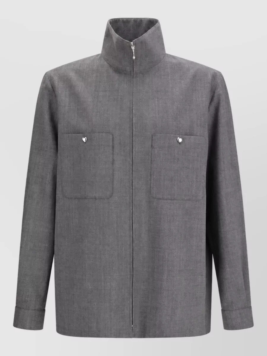 Valentino wool shirt jacket