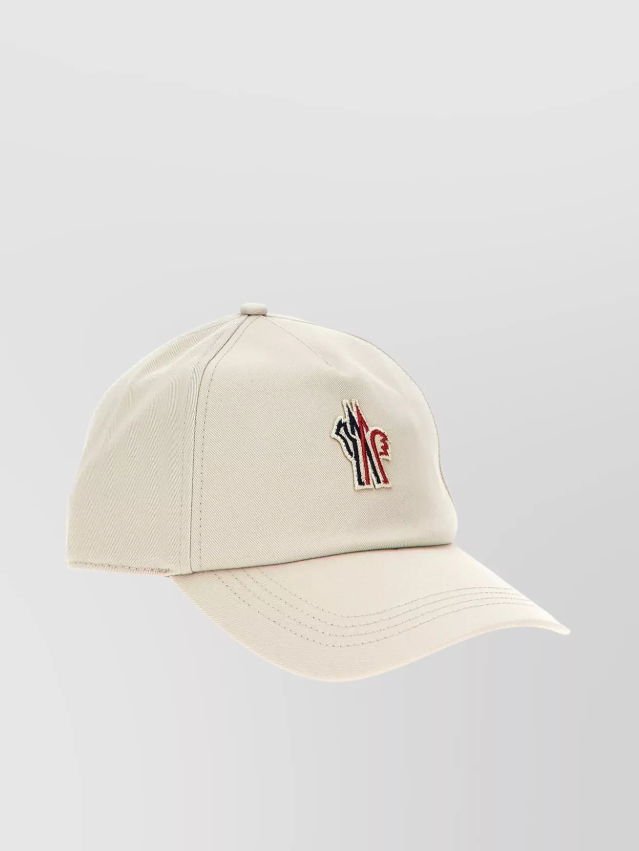 Moncler Branded Cap With Curved Brim