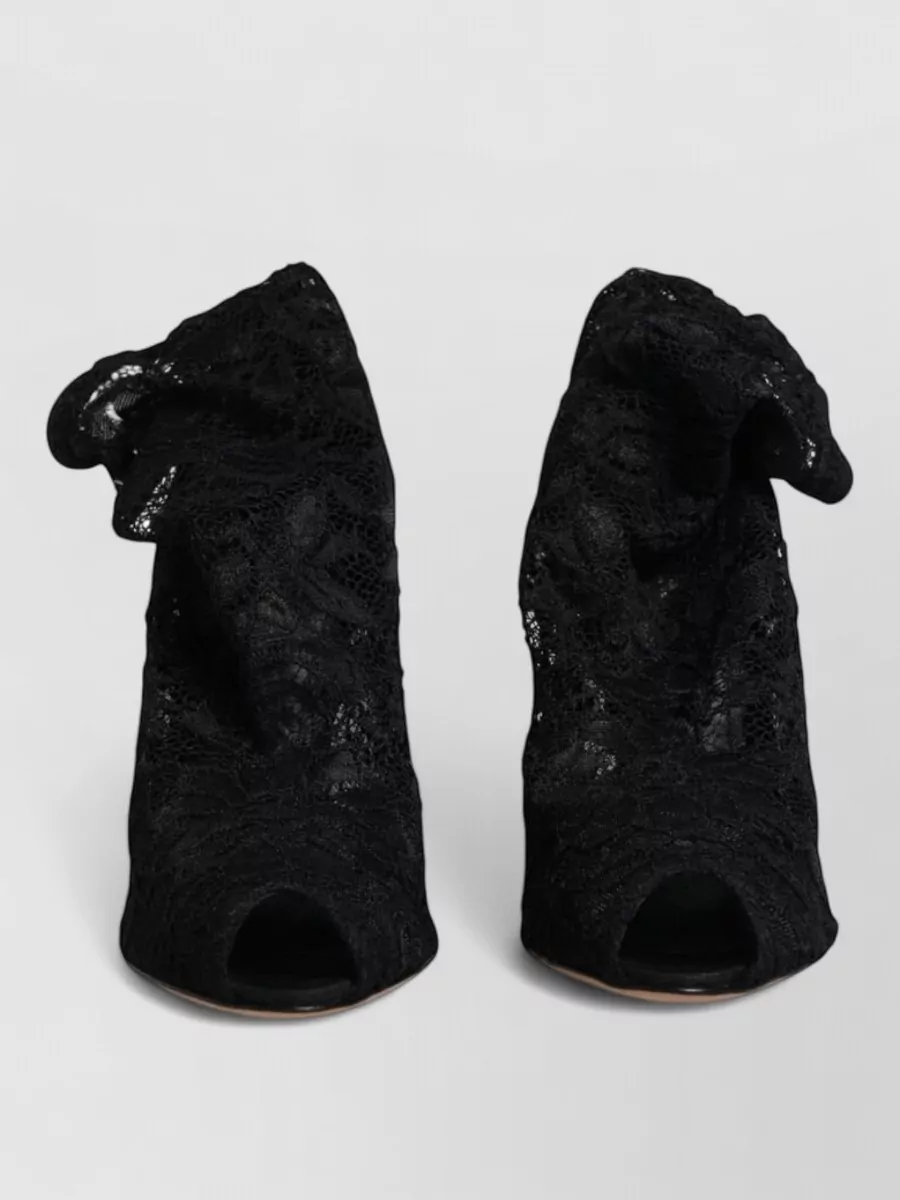 Dolce&Gabbana lace peep-toe pumps