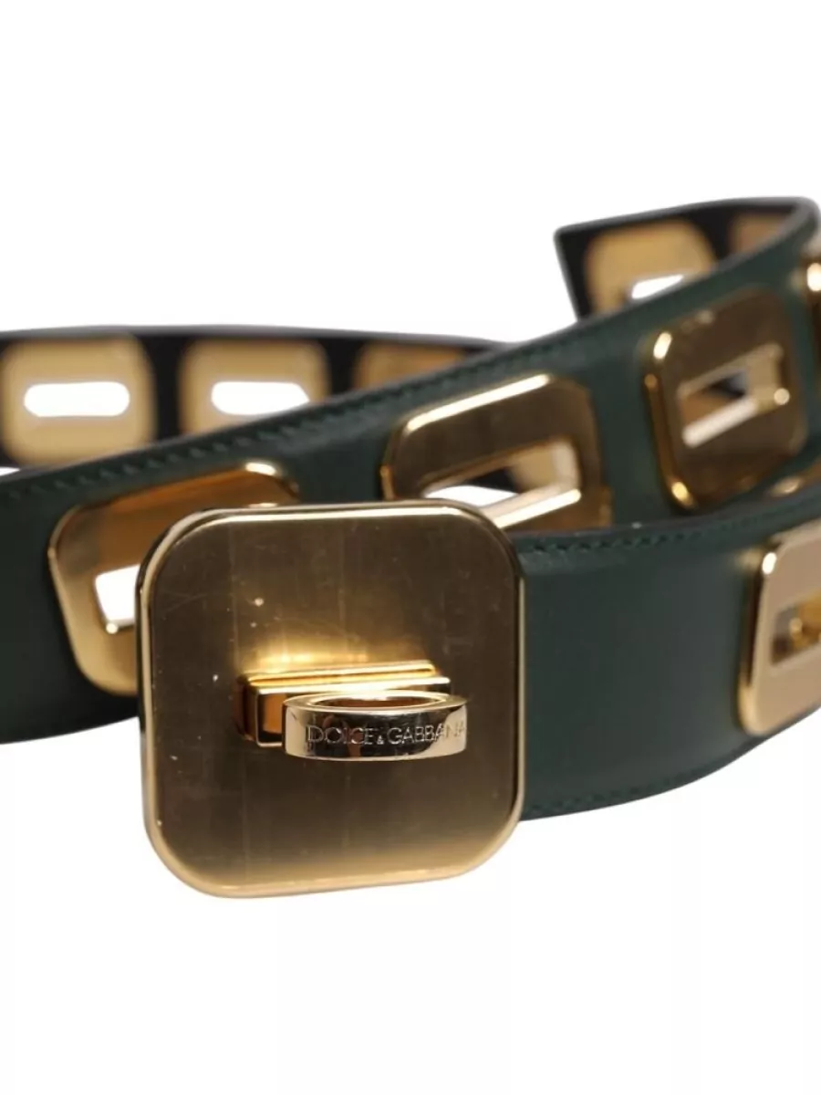 Dolce&Gabbana Leather Cutout Belt