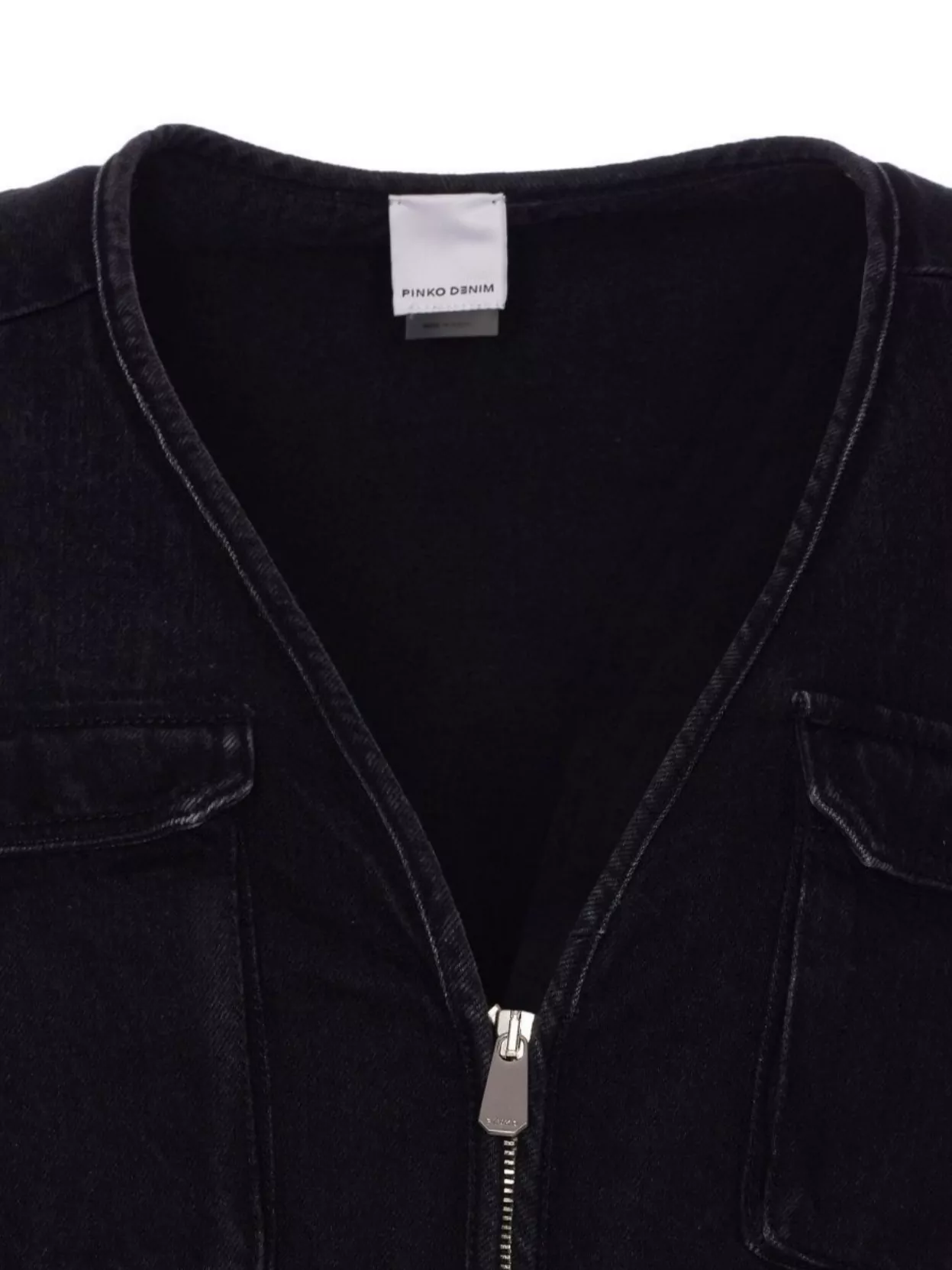 Shop Pinko Joker Vest Sleeveless V-neck Pockets