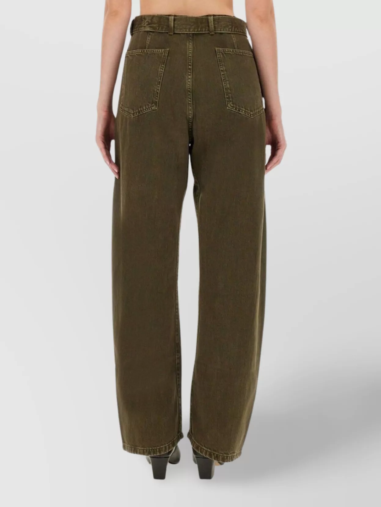 Lemaire Trousers Wide Leg Belt Loops