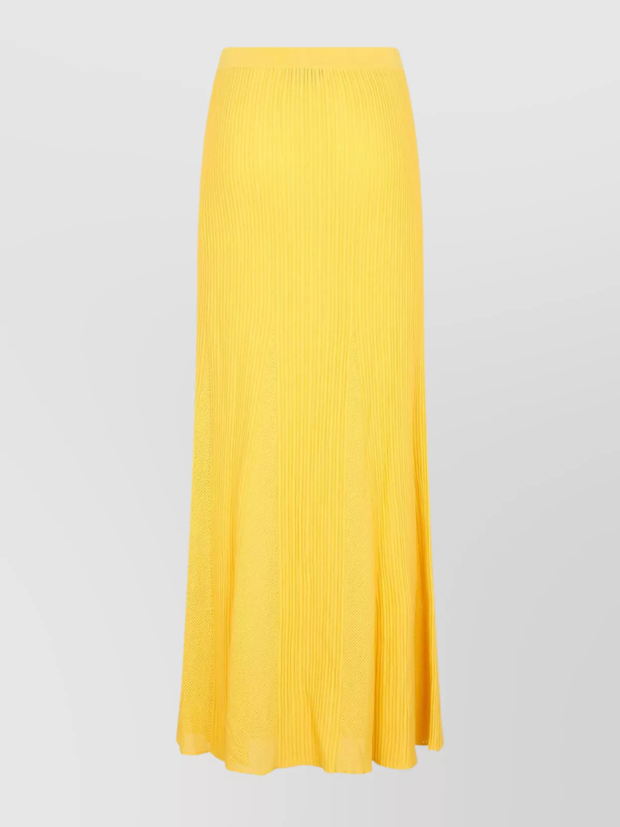 Gabriela Hearst Eula Pleated Midi Skirt In Yellow