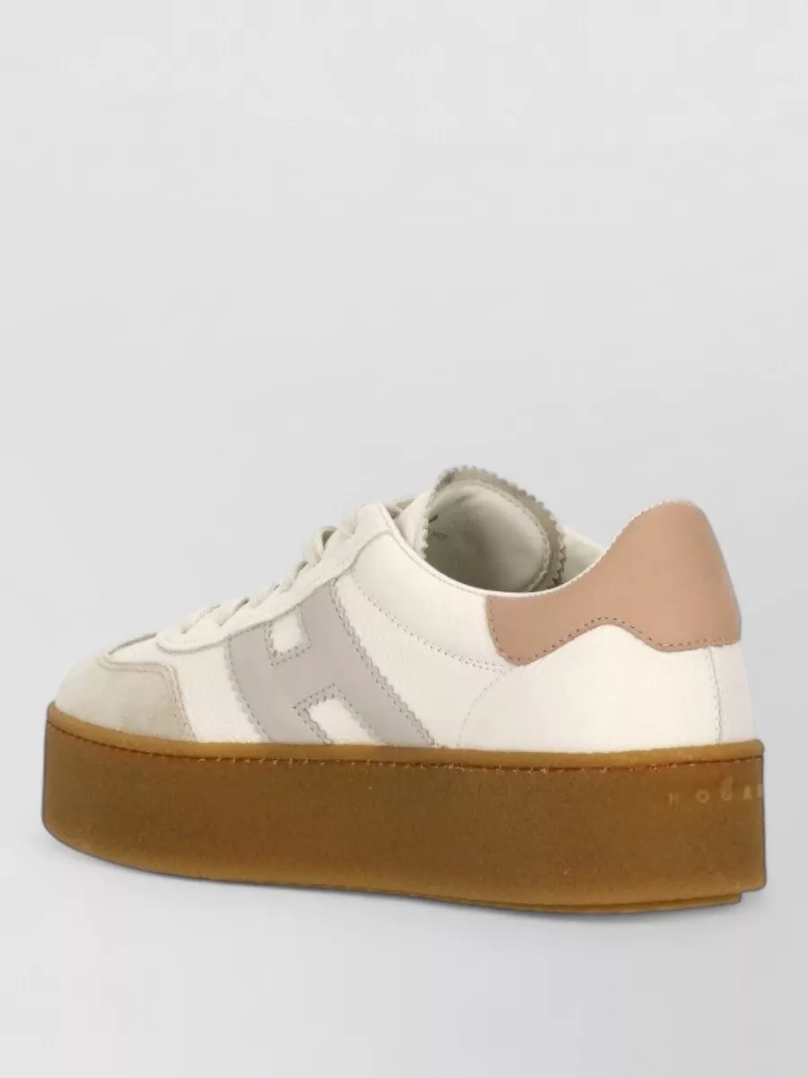Hogan Calf Leather Low-Top Sneakers