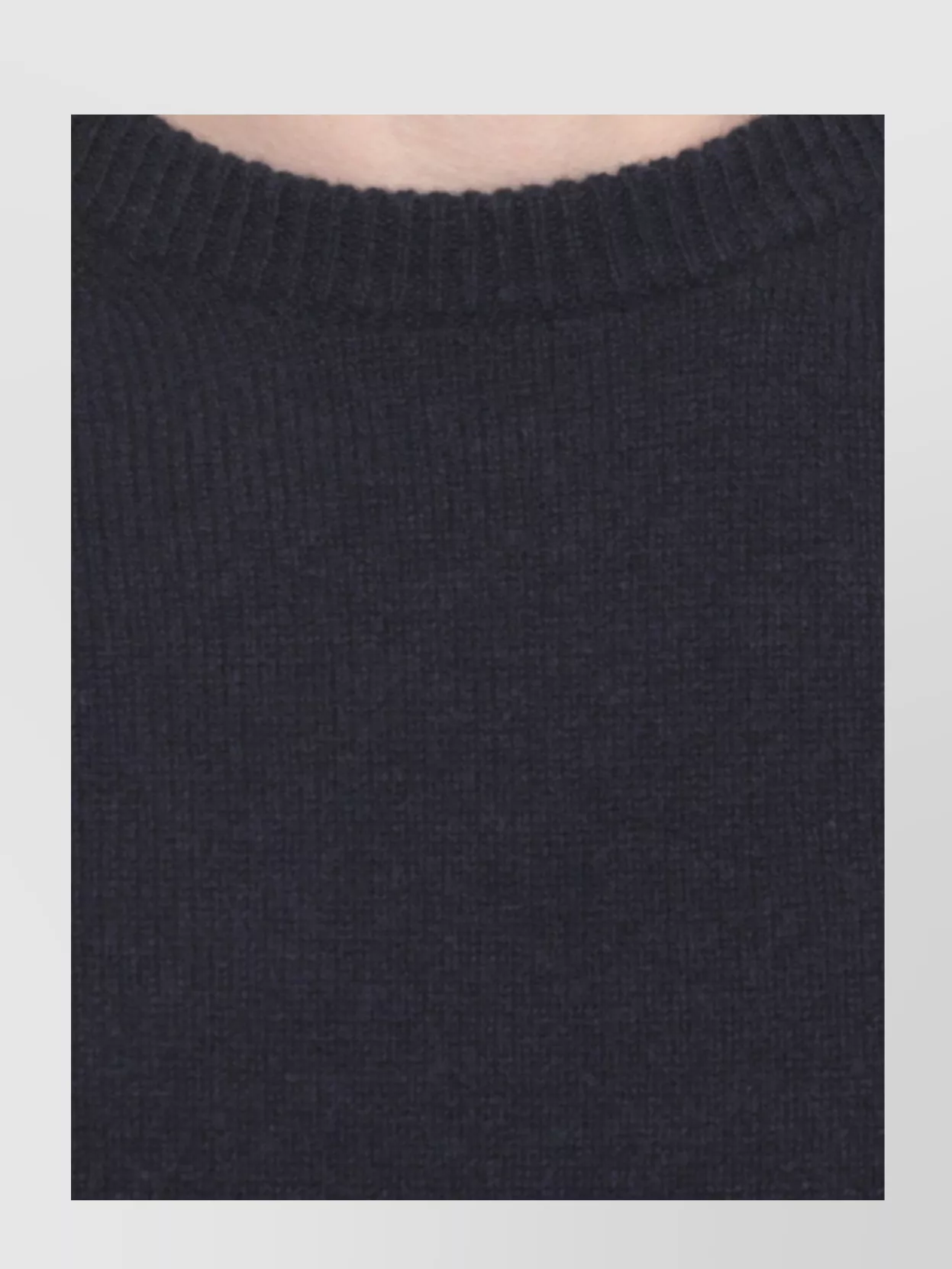 Barbour Crewneck Wool Sweater With Long Sleeves And Ribbed Trims