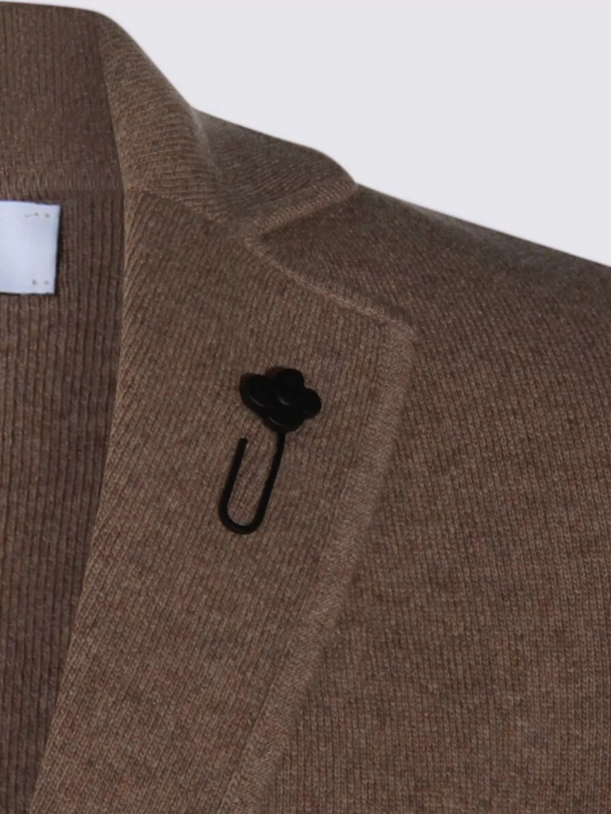 Lardini Two-button Patch-pockets Cardigan In Brown