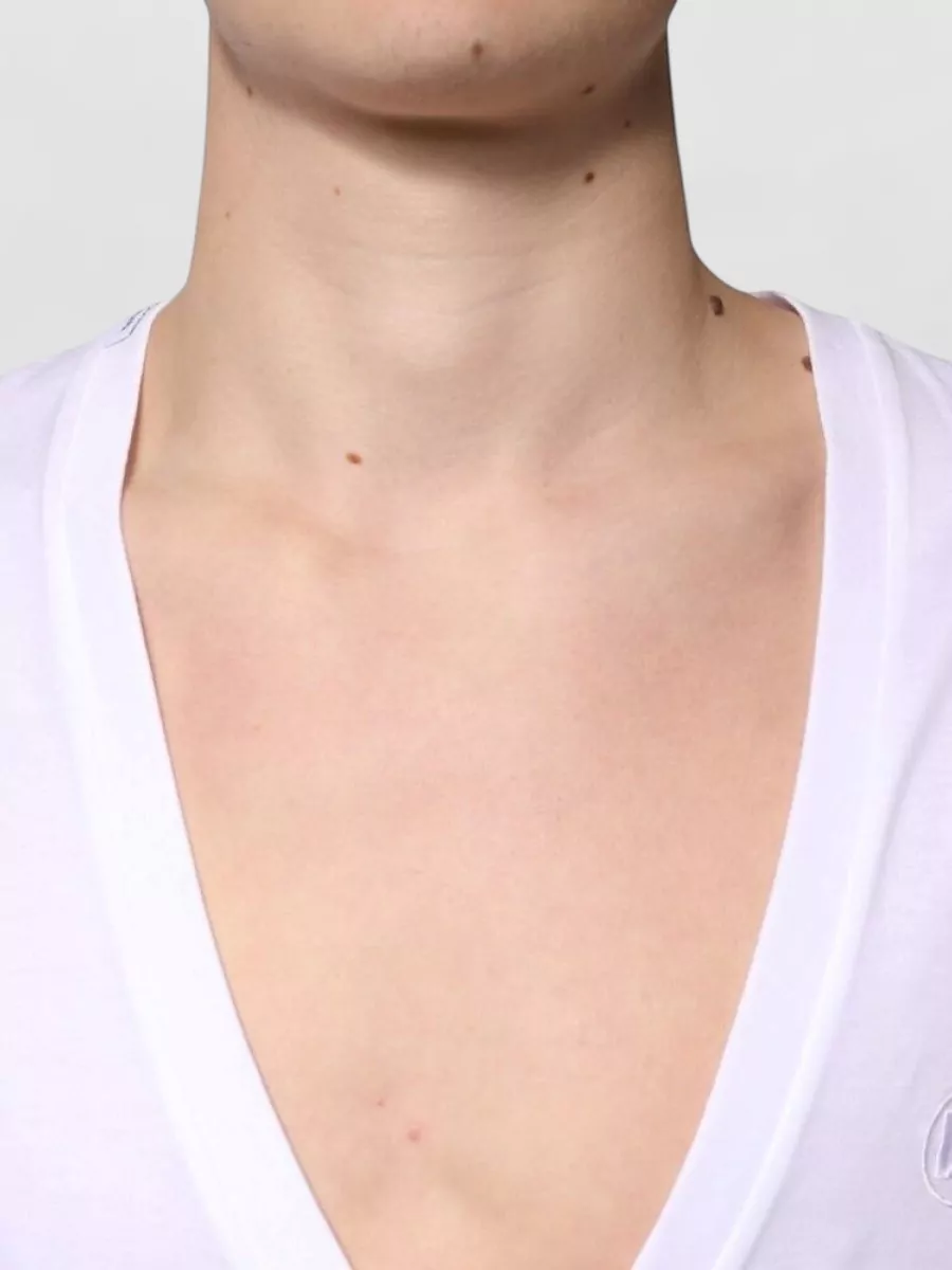 Dolce&Gabbana Cotton V-Neck Short-Sleeve T-Shirt