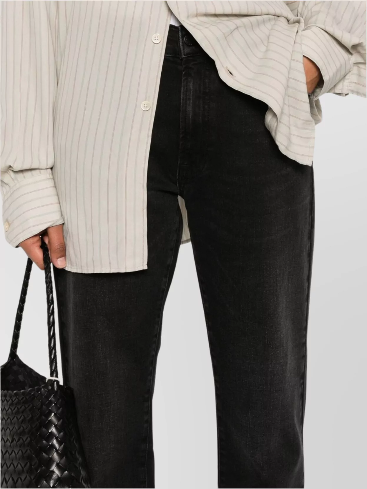 Ag Jeans Belt Loops Faded Effect Five-Pocket Trousers